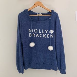 Molly Bracken NWT Denim Color Knitted Sweater